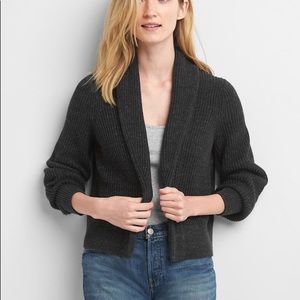 Gap Chunky Ribbed Cowl Neck Cardigan